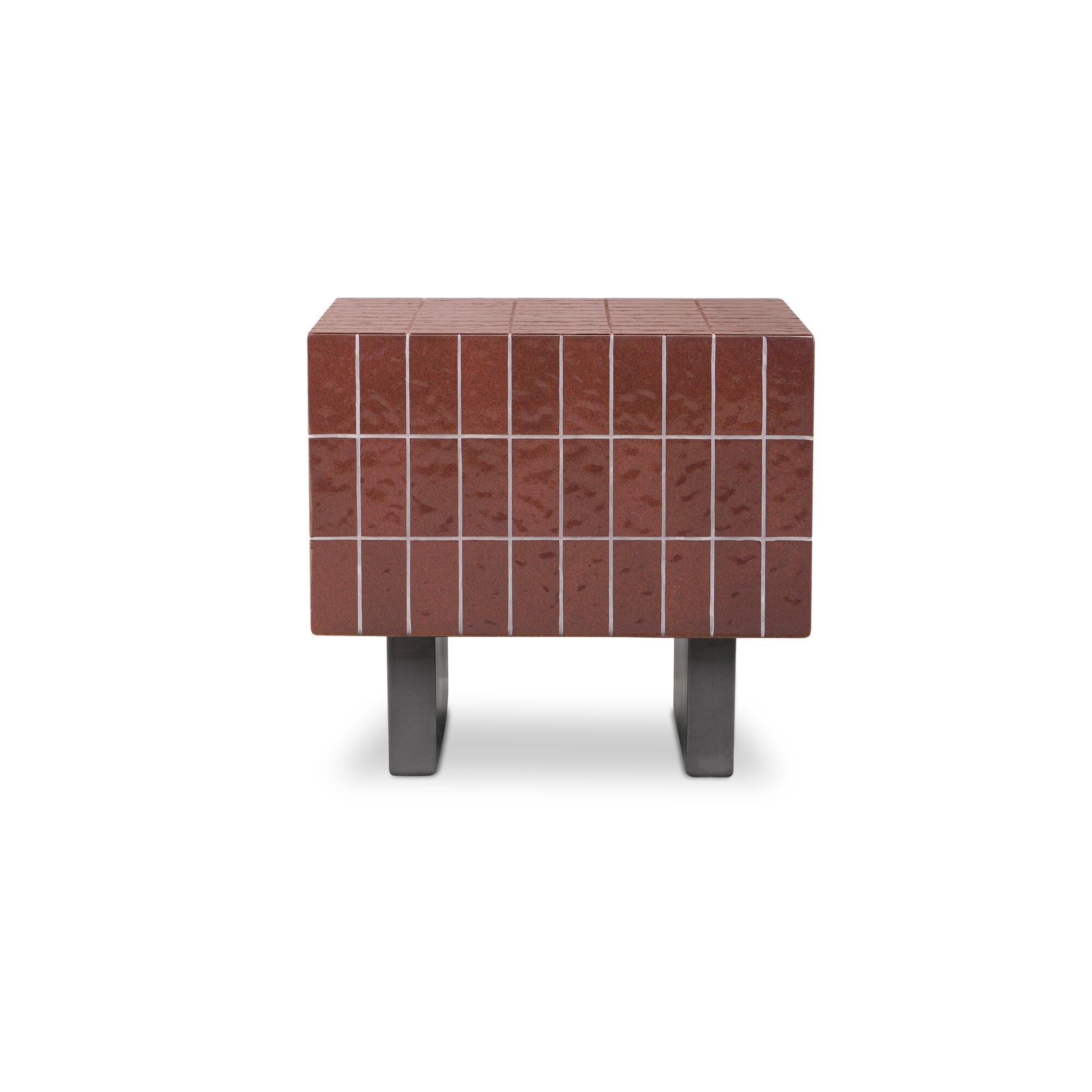 Farren Outdoor Side Table Brown by Moe's Home Collection