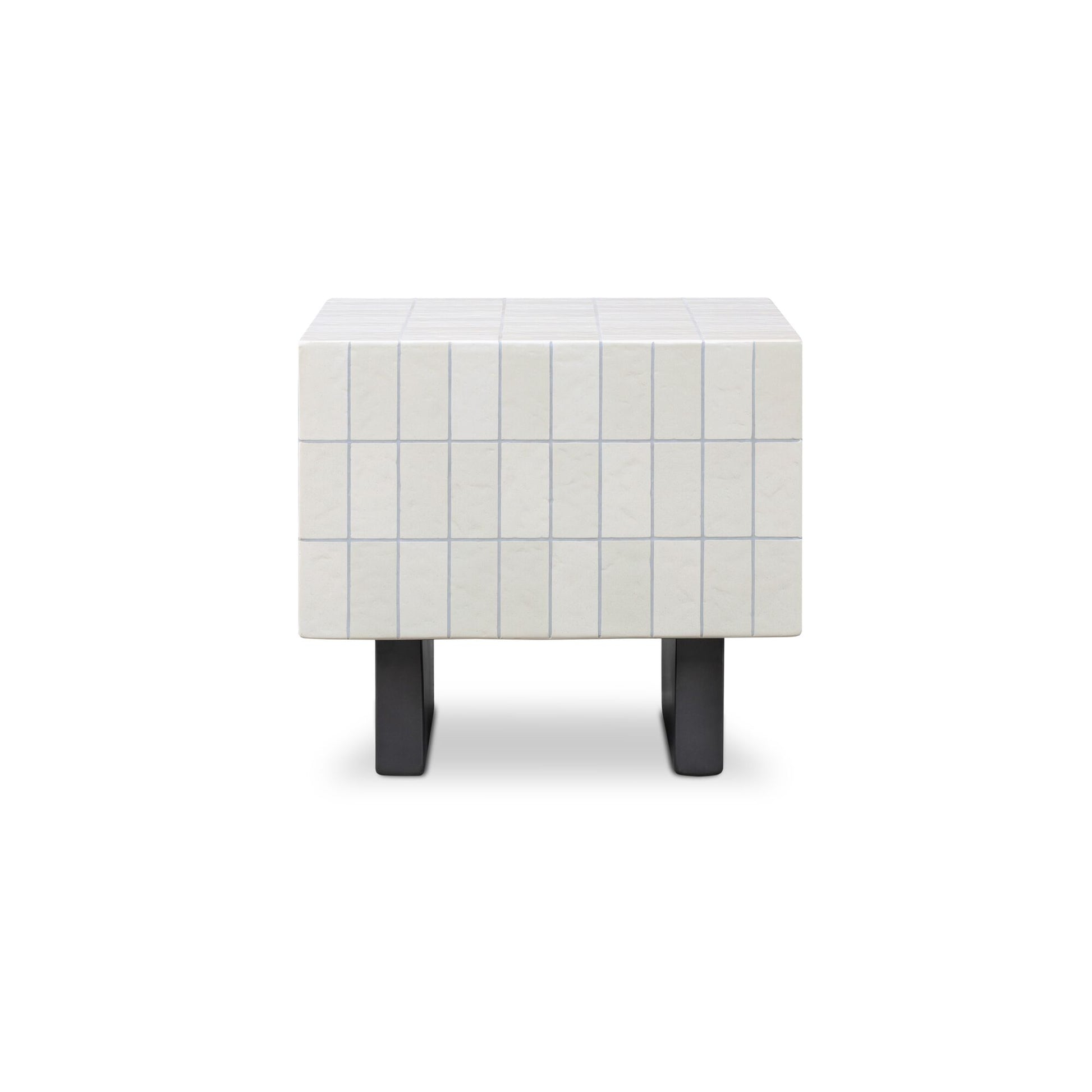 Farren Outdoor Side Table Cream by Moe's Home Collection