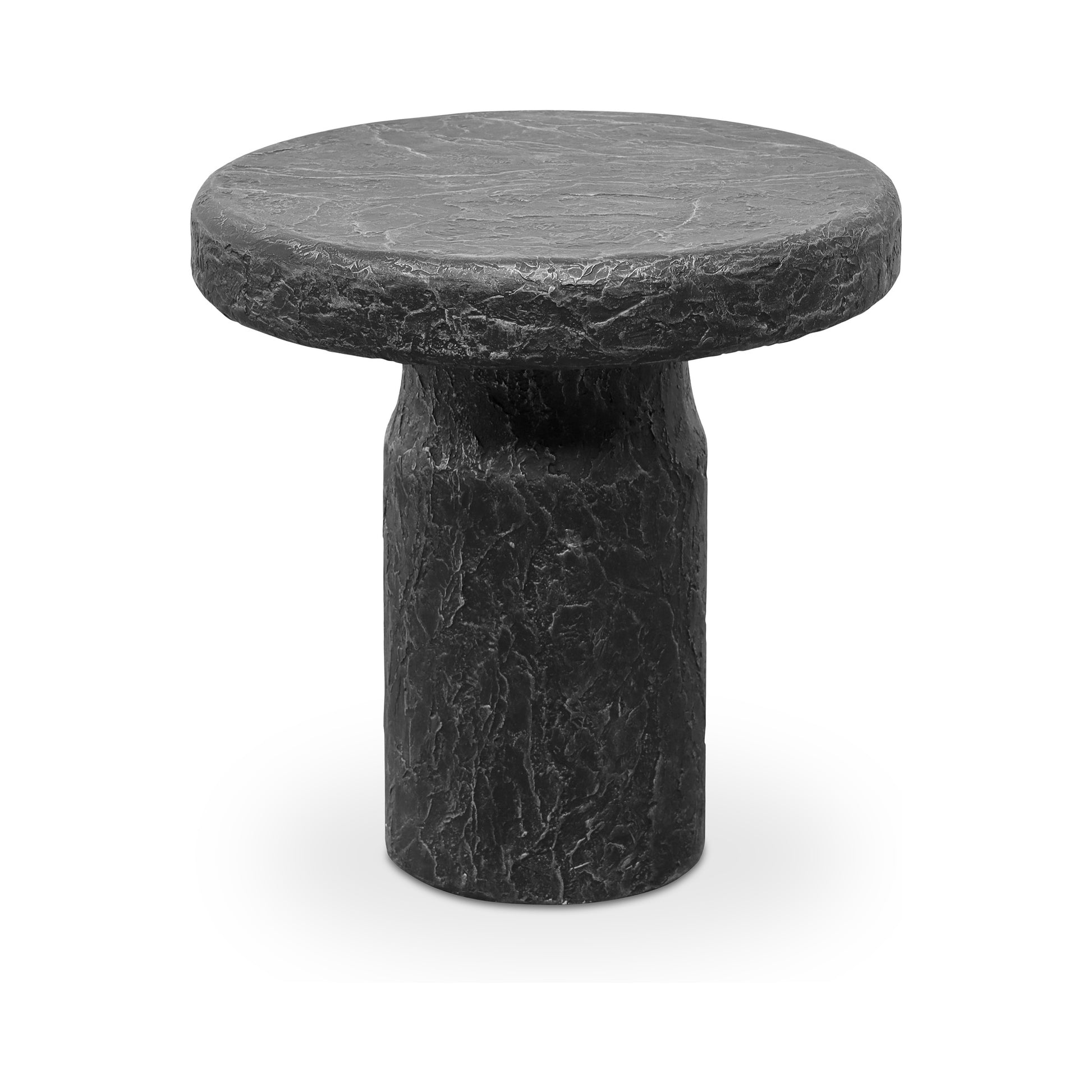 Nia Outdoor Side Table Charcoal by Moe's Home Collection