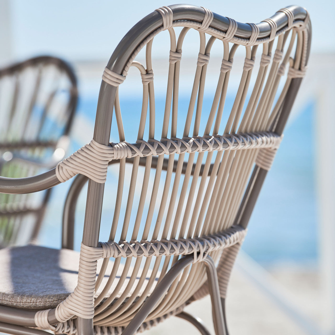 Margret Arm Chair Exterior - Moccachino by Sika Design - view 4