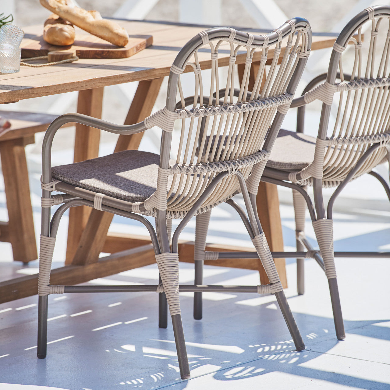 Margret Arm Chair Exterior - Moccachino by Sika Design - view 9