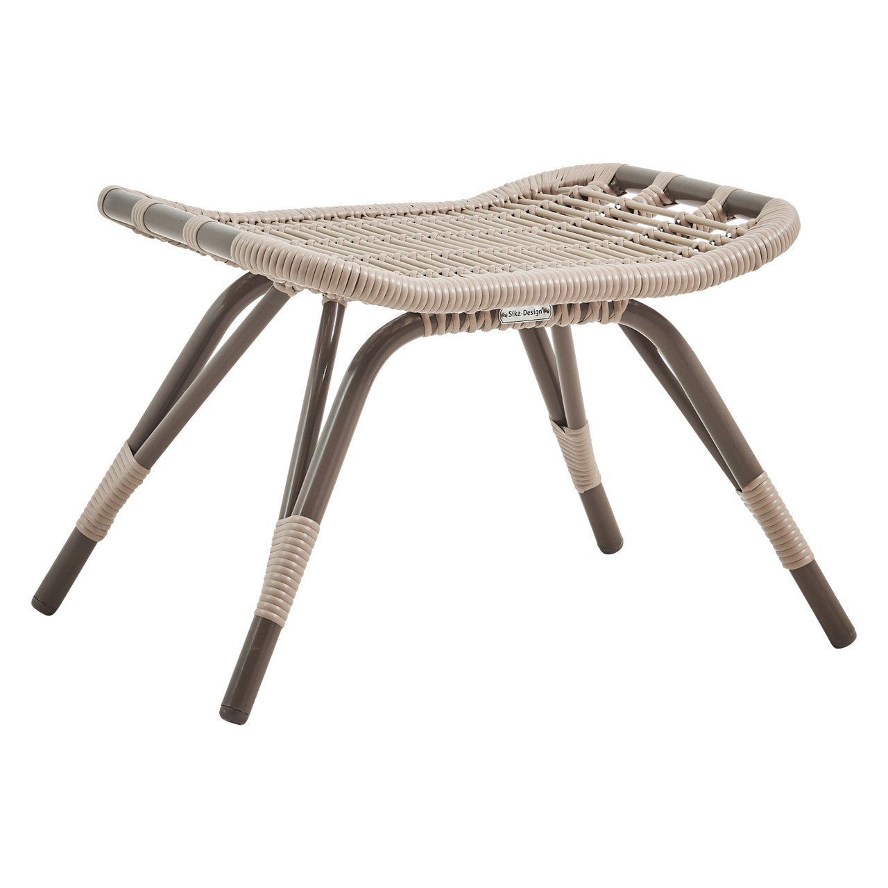 Monet Foot Stool Exterior - Moccachino by Sika Design