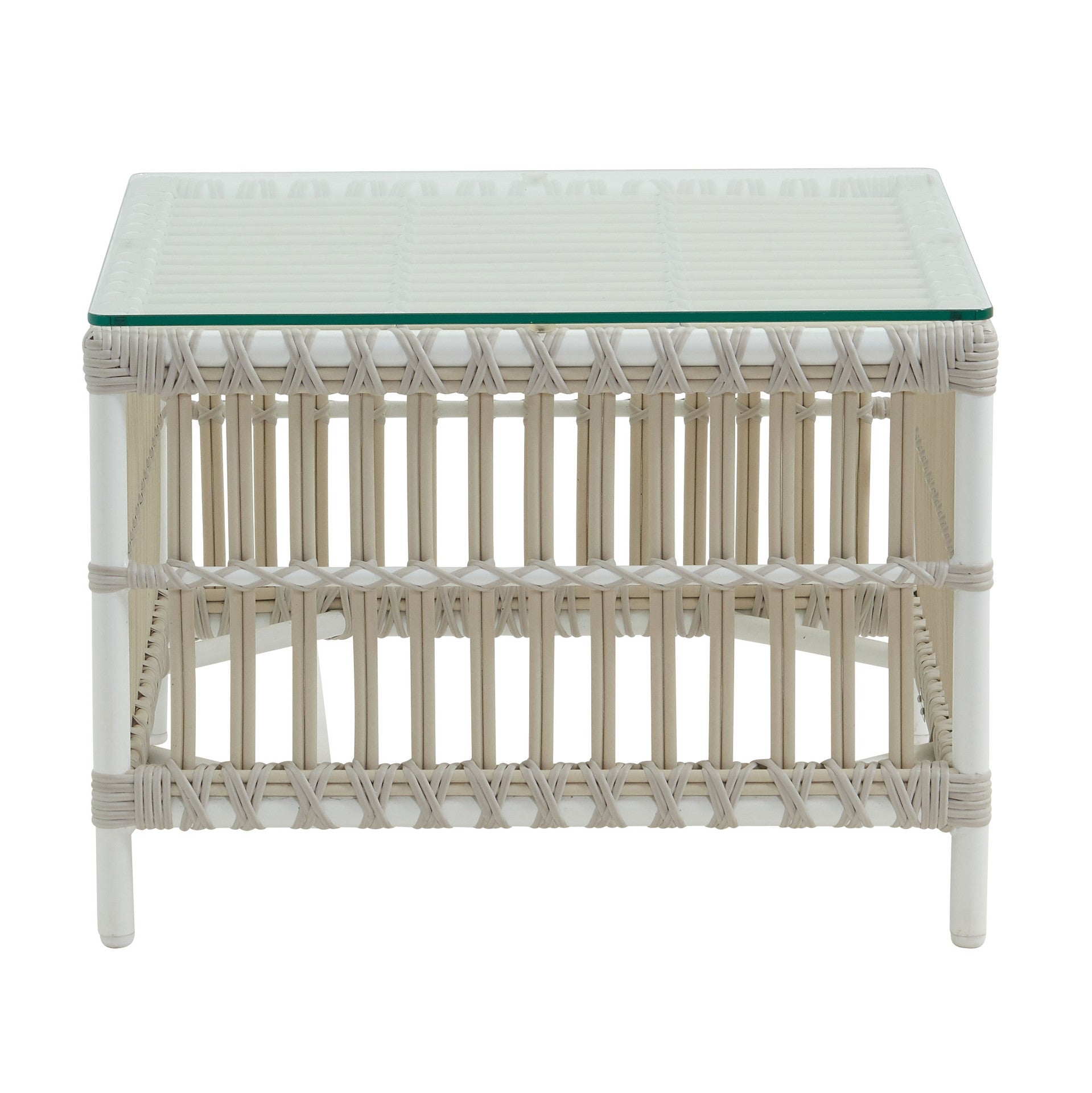 Caroline Side Table Exterior w/Glass Top by Sika Design - view 3