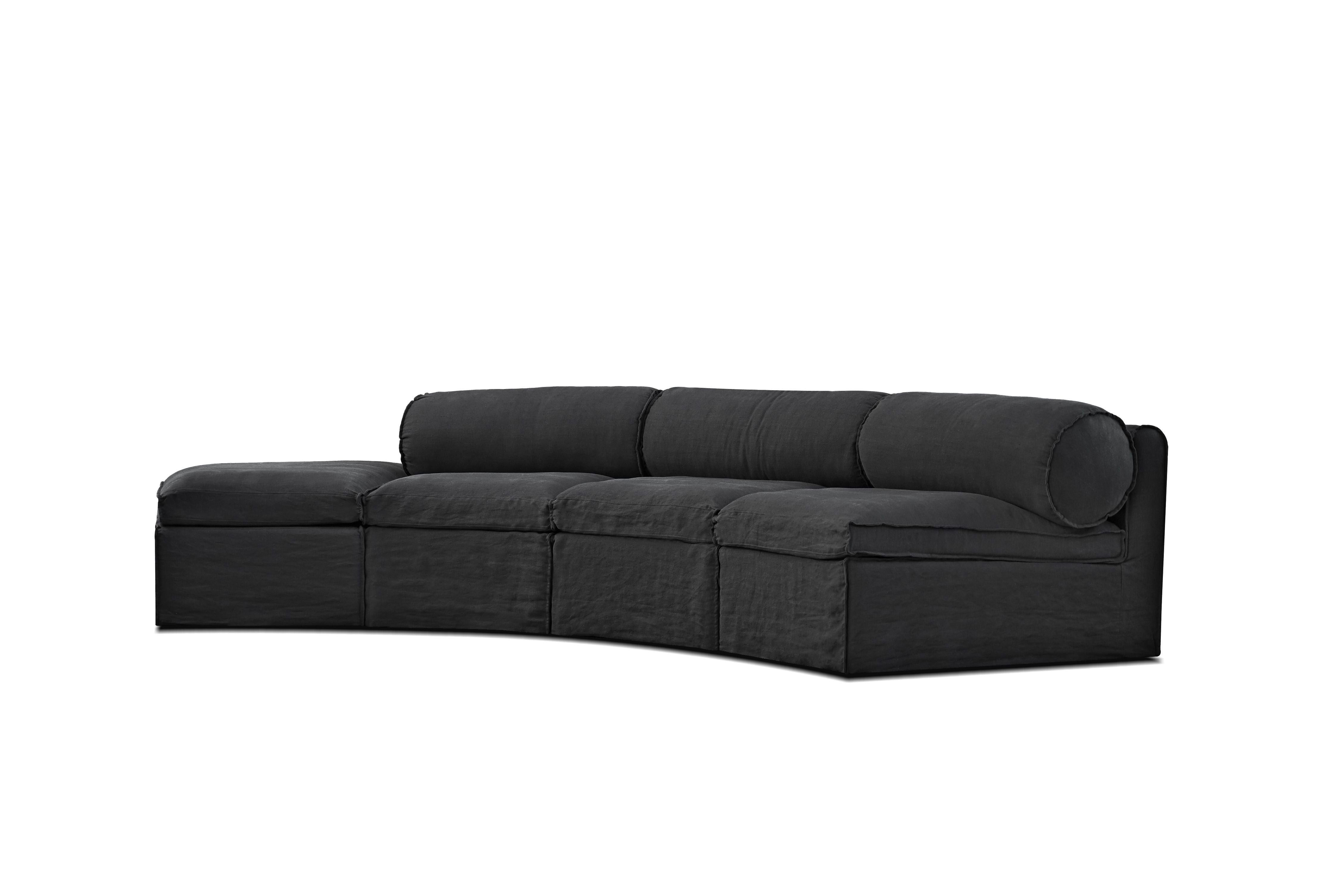 Fauna Sectional 3 Chaise and Ottoman