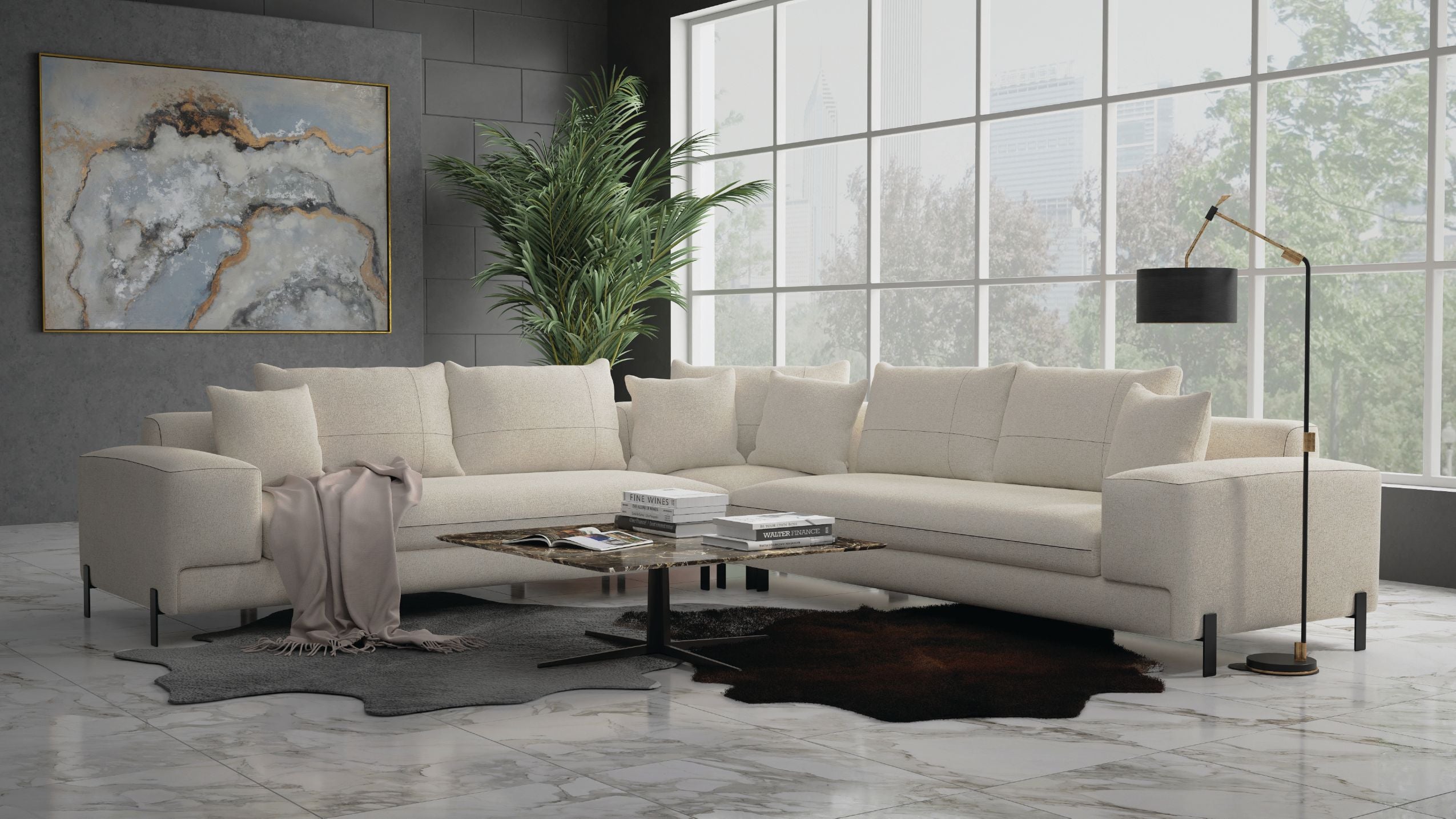Plateau Sectional 3-Piece Corner