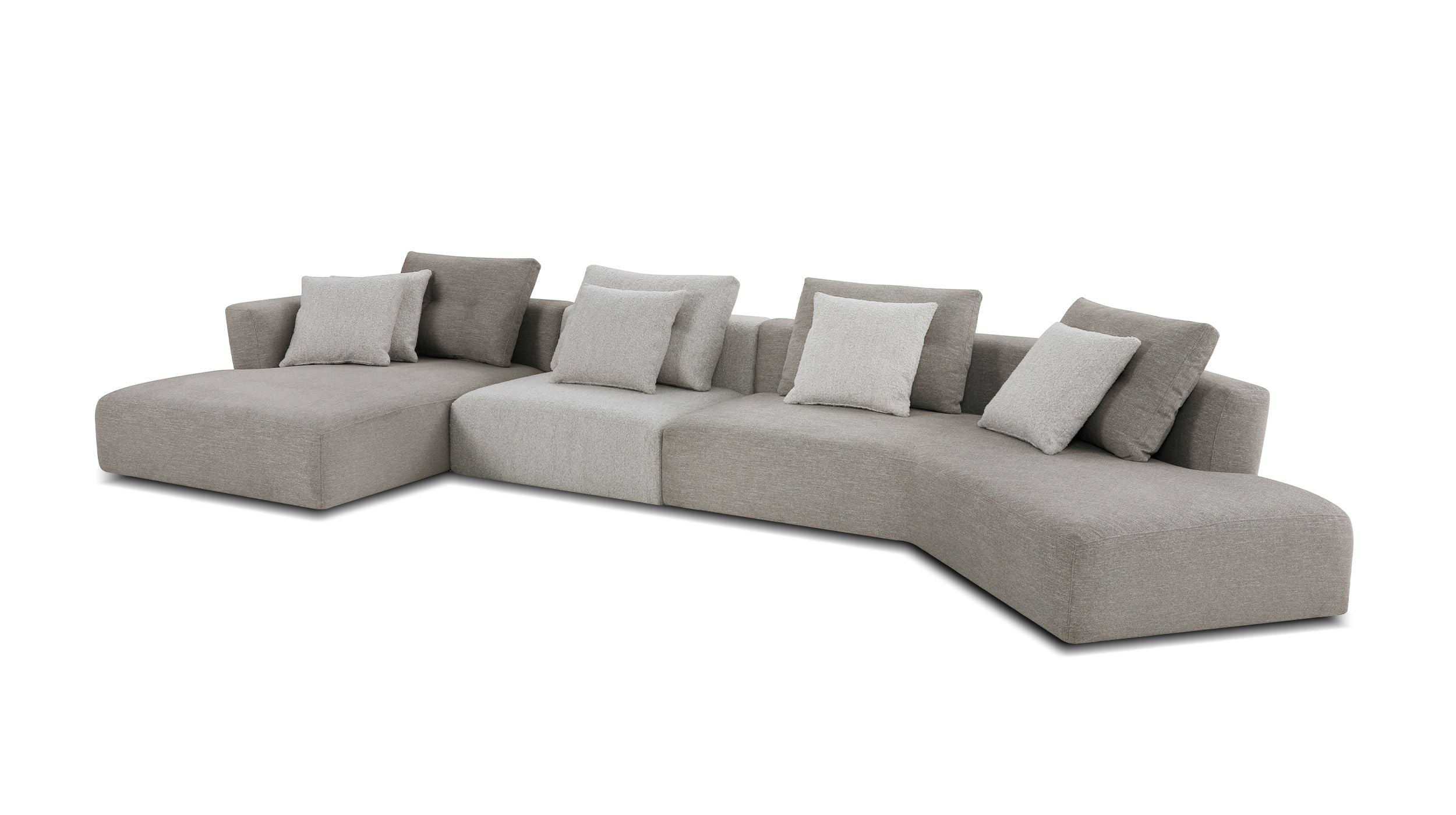Como Sectional 3-Piece LSF Chaise