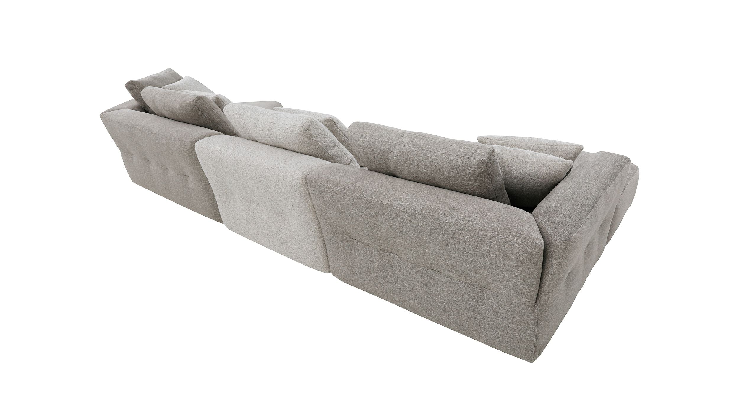 Como Sectional 3-Piece LSF Chaise