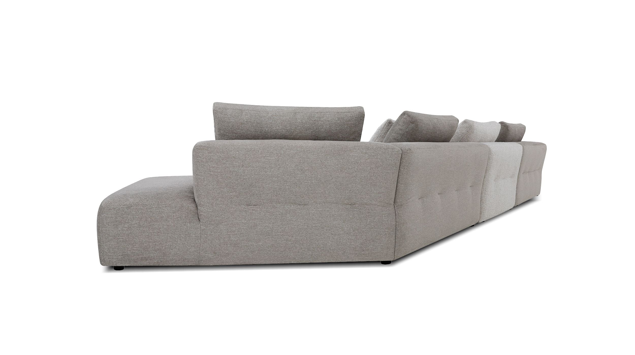 Como Sectional 3-Piece LSF Chaise
