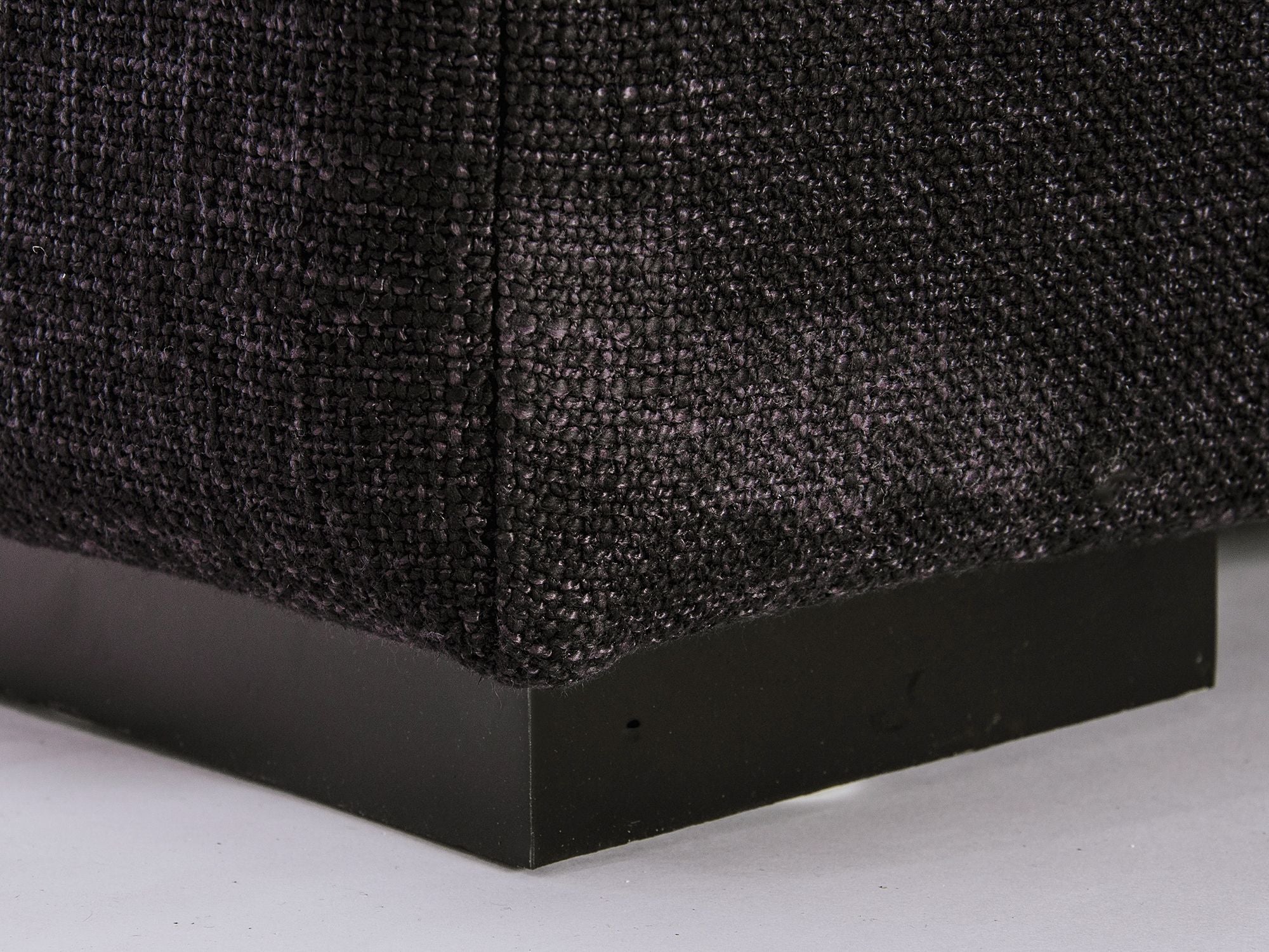 Mod Sectional Black Tweed