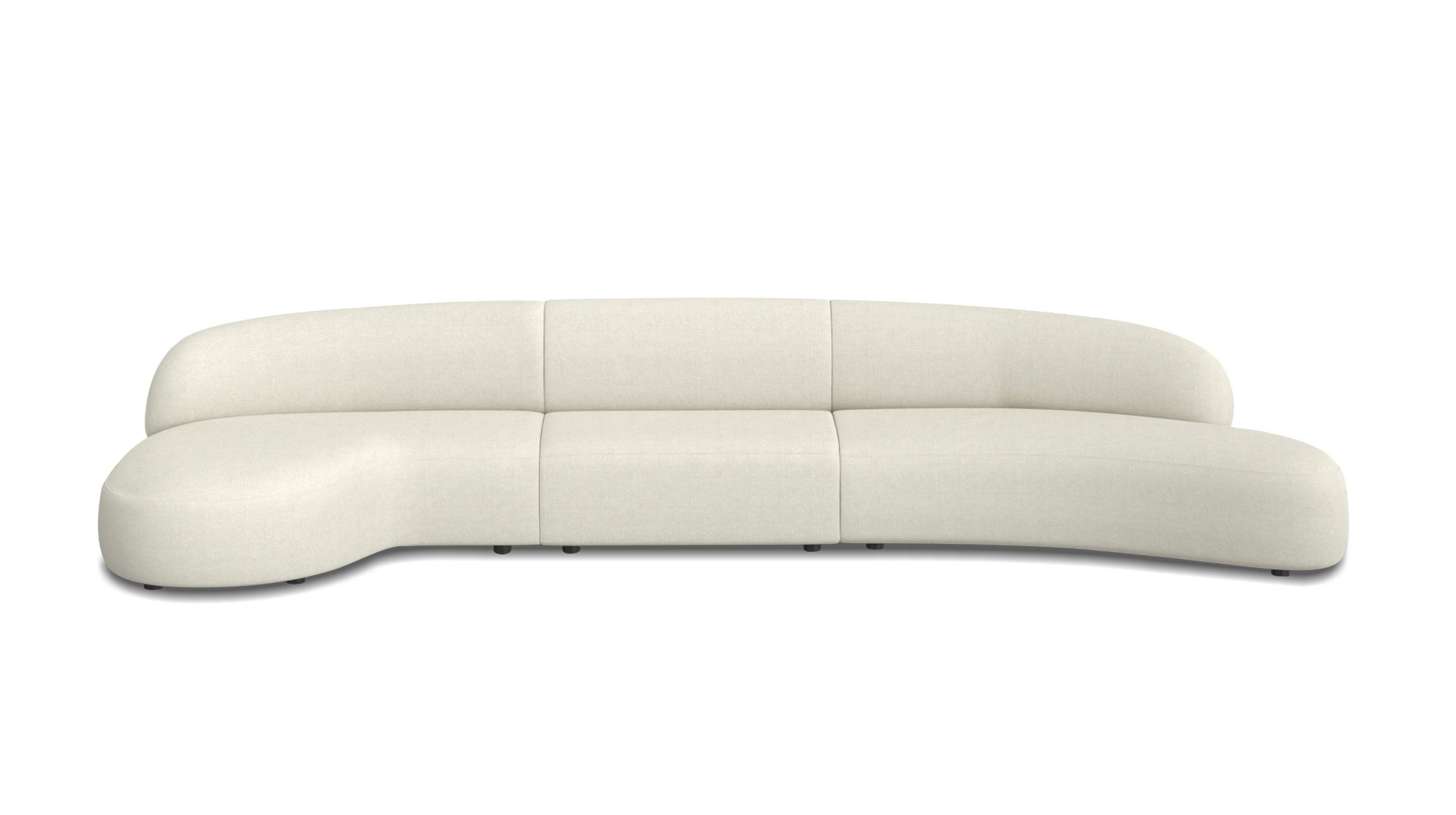 Moritz Sectional  3-Piece Chaise Facing Left