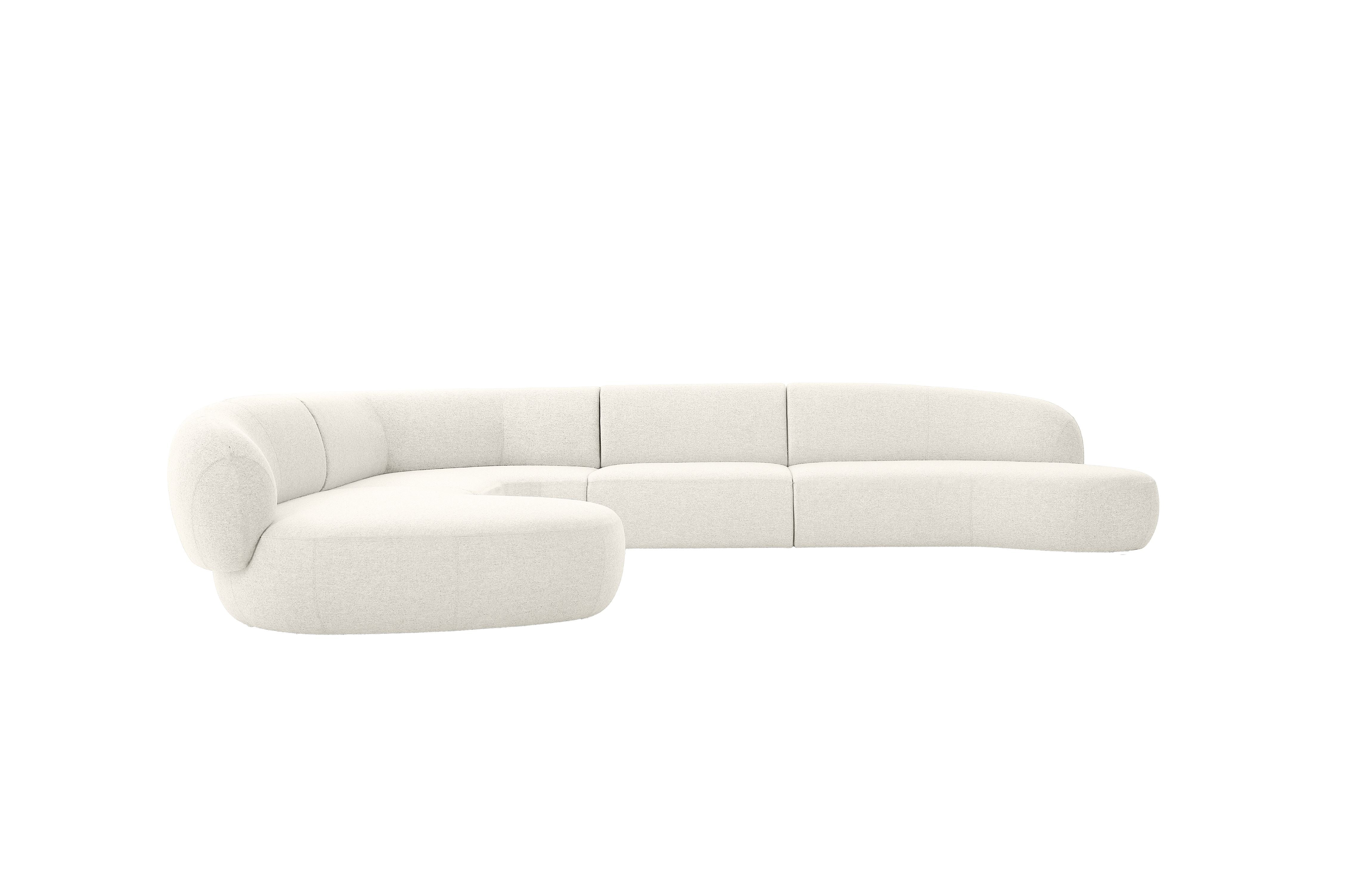 Moritz Sectional  4-Piece Chaise Facing Left