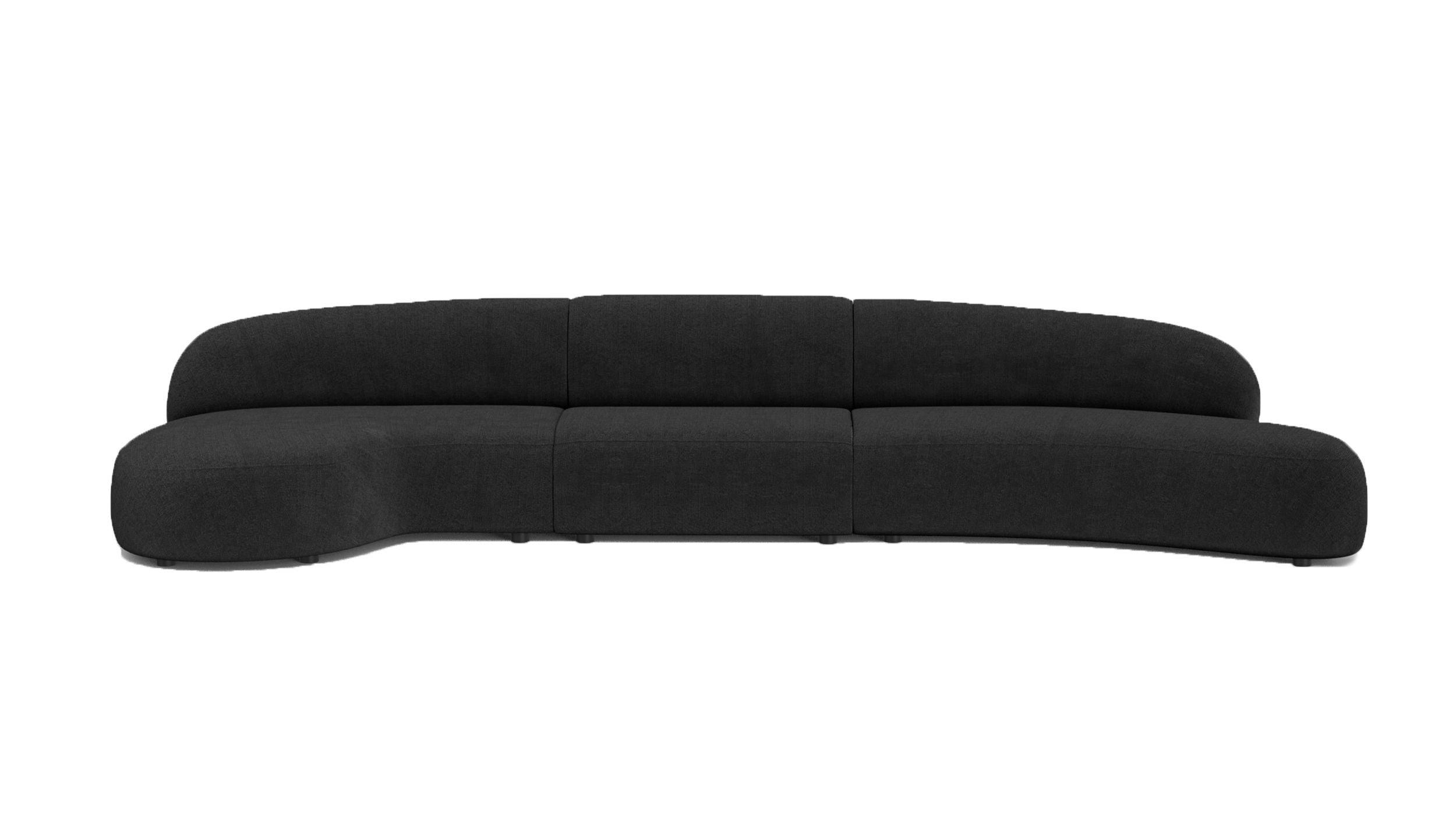 Moritz Sectional 3-Piece Chaise Facing Left
