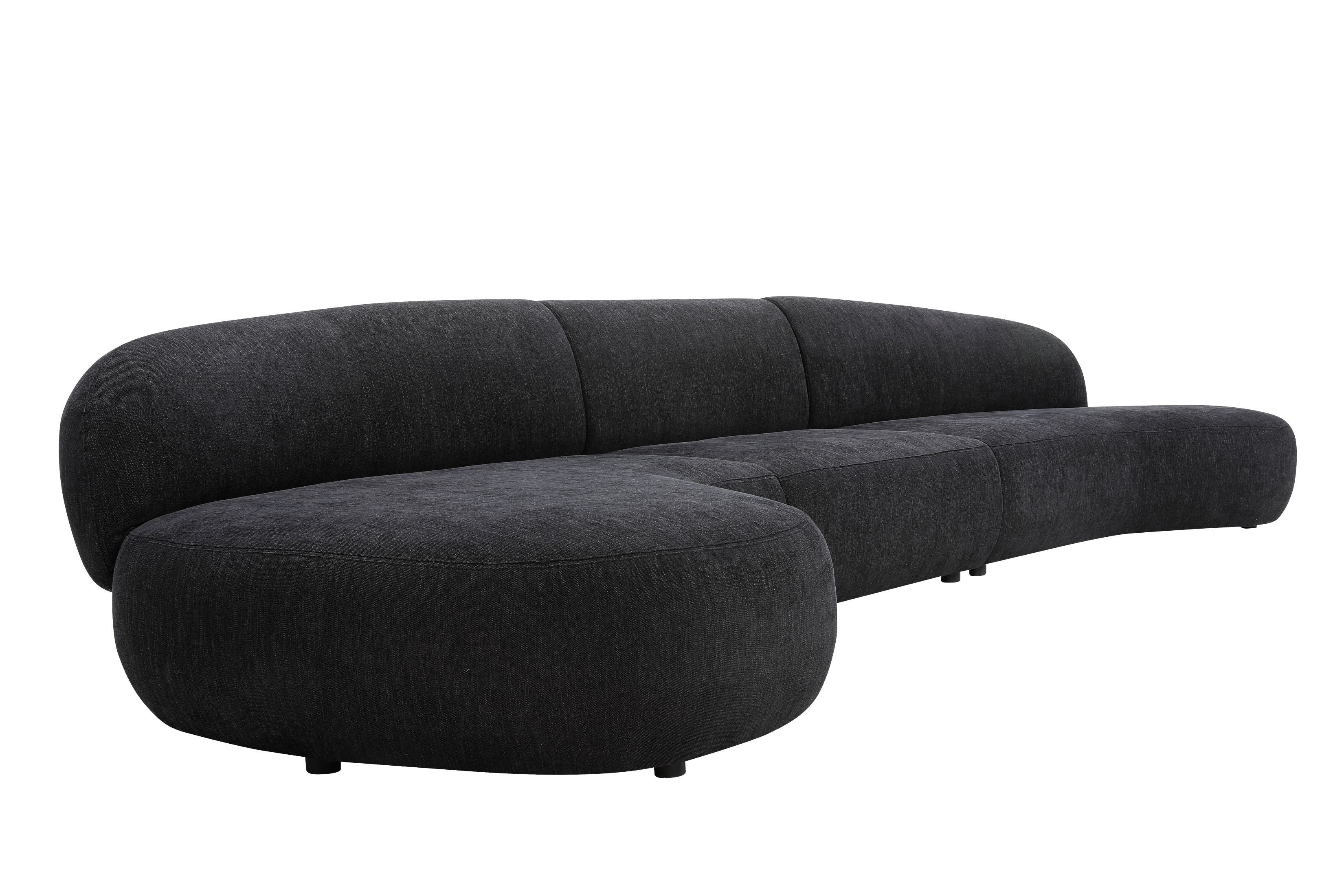 Moritz Sectional 3-Piece Chaise Facing Left