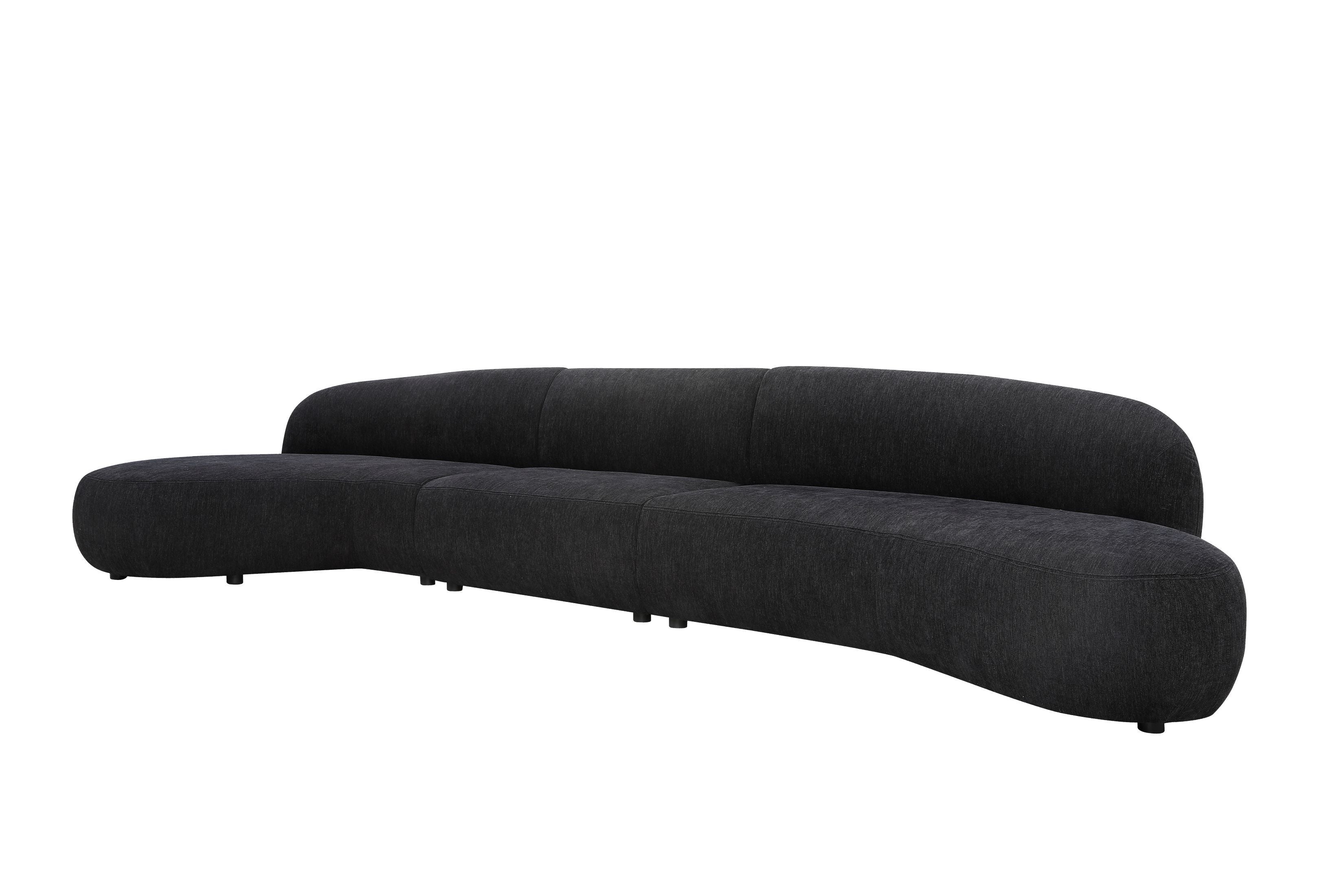 Moritz Sectional 3-Piece Chaise Facing Left