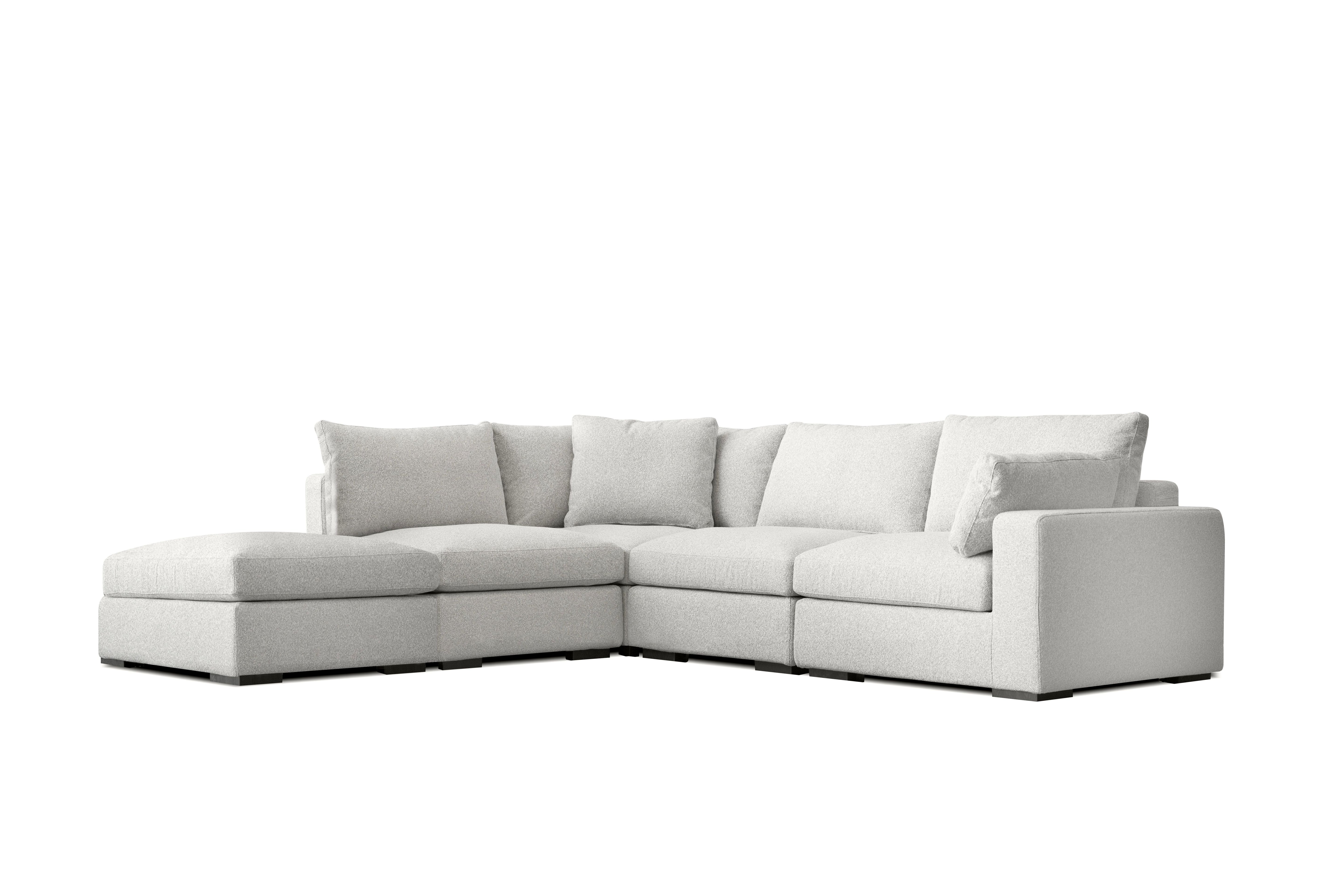 Onza Sectional  5-Piece Chaise Left Side Facing