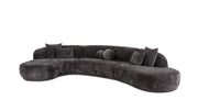 Swoop Sectional Chaise Facing Left 3-Piece