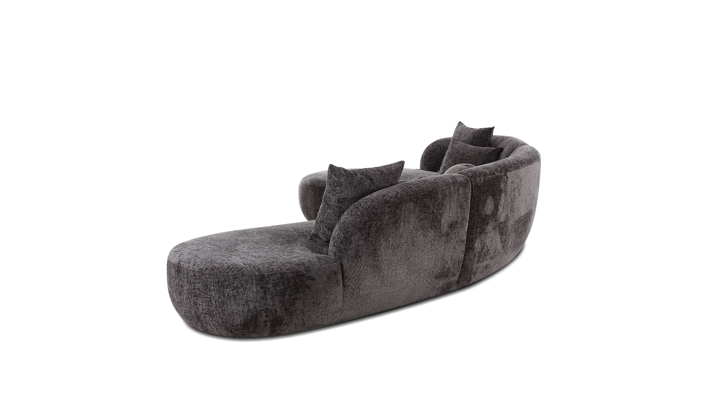 Swoop Sectional Chaise Facing Left 3-Piece