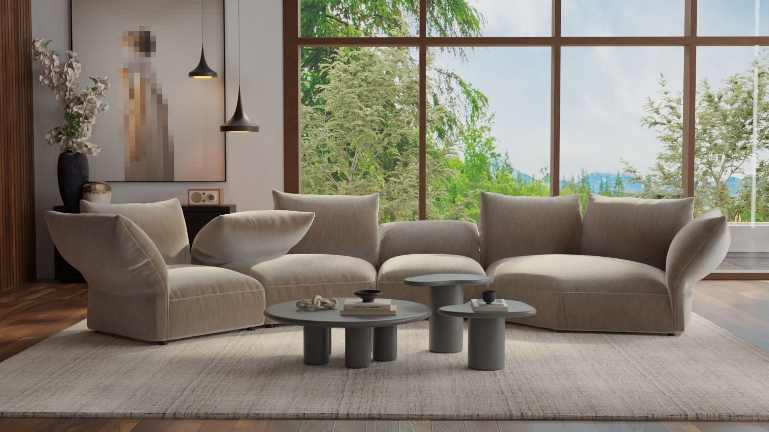 Tobago Sectional Chaise Facing Left