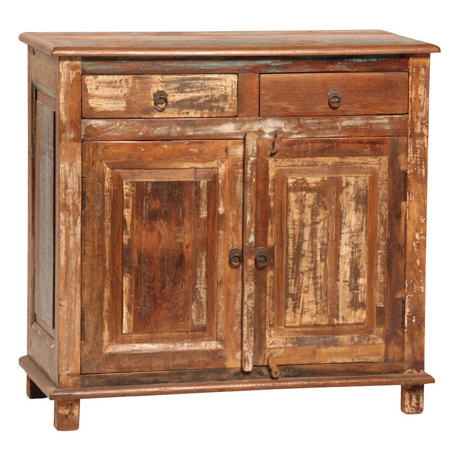 Shabby Chic Vintage 2 Drawer 2 Door Sideboard