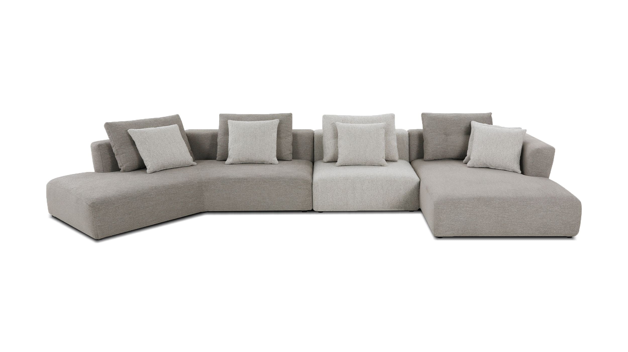 Como Sectional 3-Piece RSF Chaise