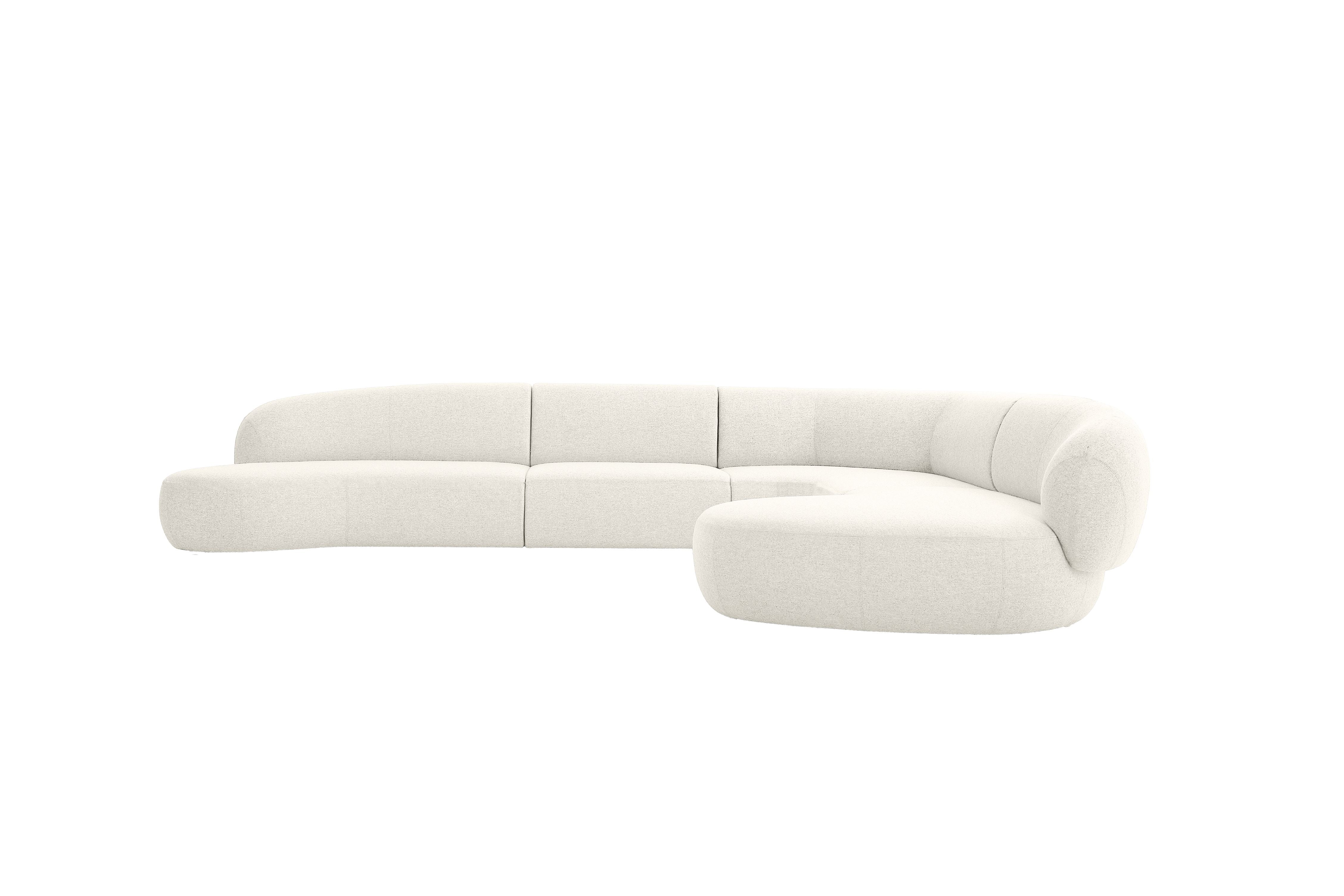 Moritz Sectional  4-Piece Chaise Facing Right