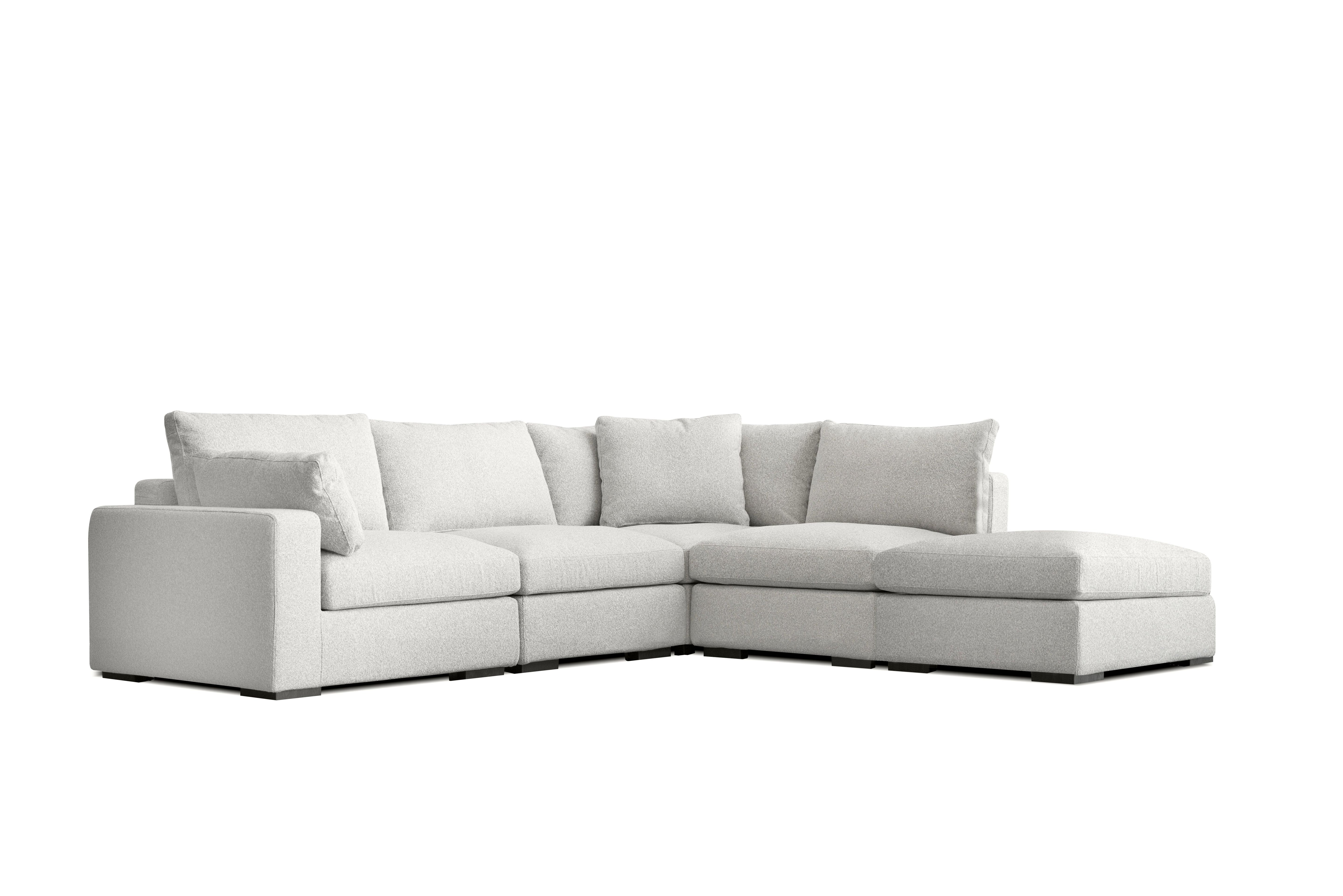 Onza Sectional  5-Piece Chaise Right Side Facing