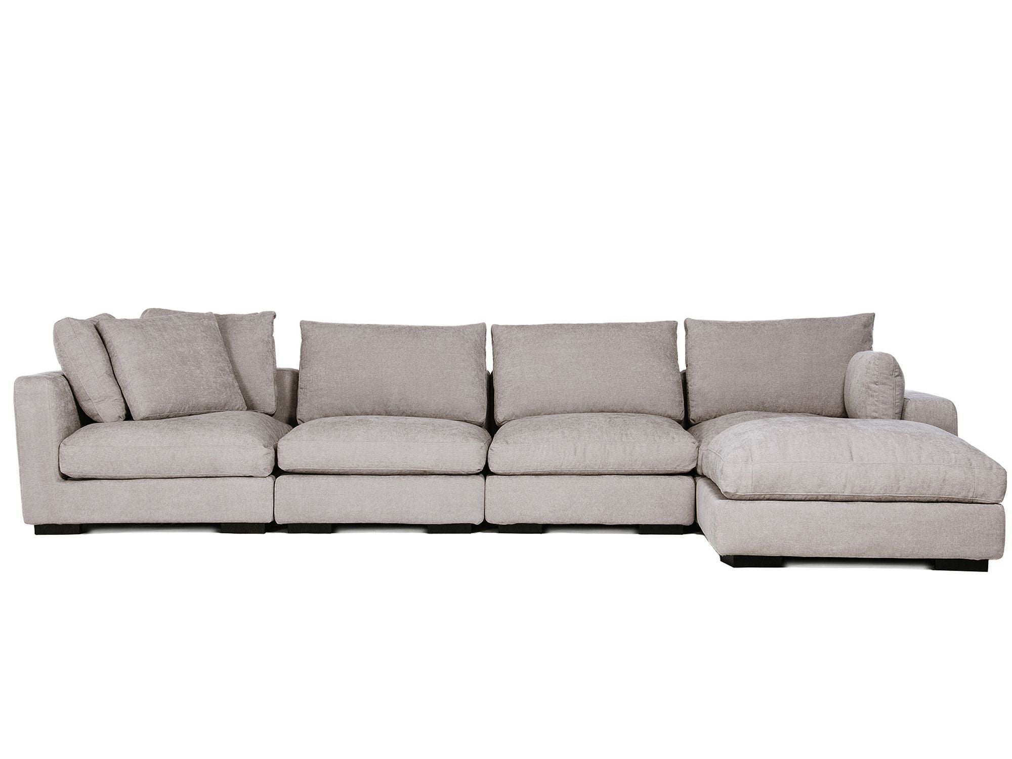 Onza Sectional  5-Piece Chaise Right Side Facing