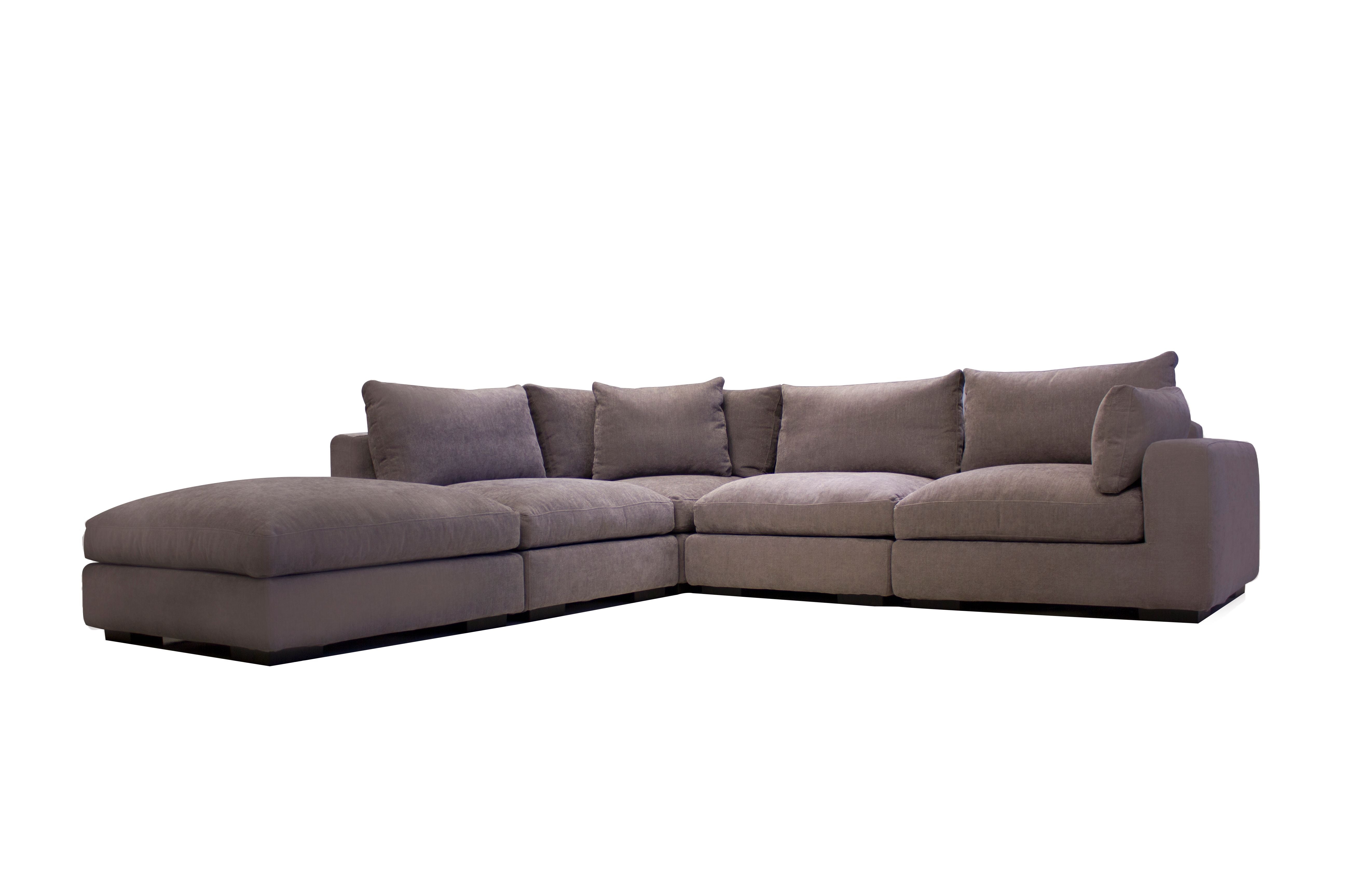 Onza Sectional  5-Piece Chaise Right Side Facing