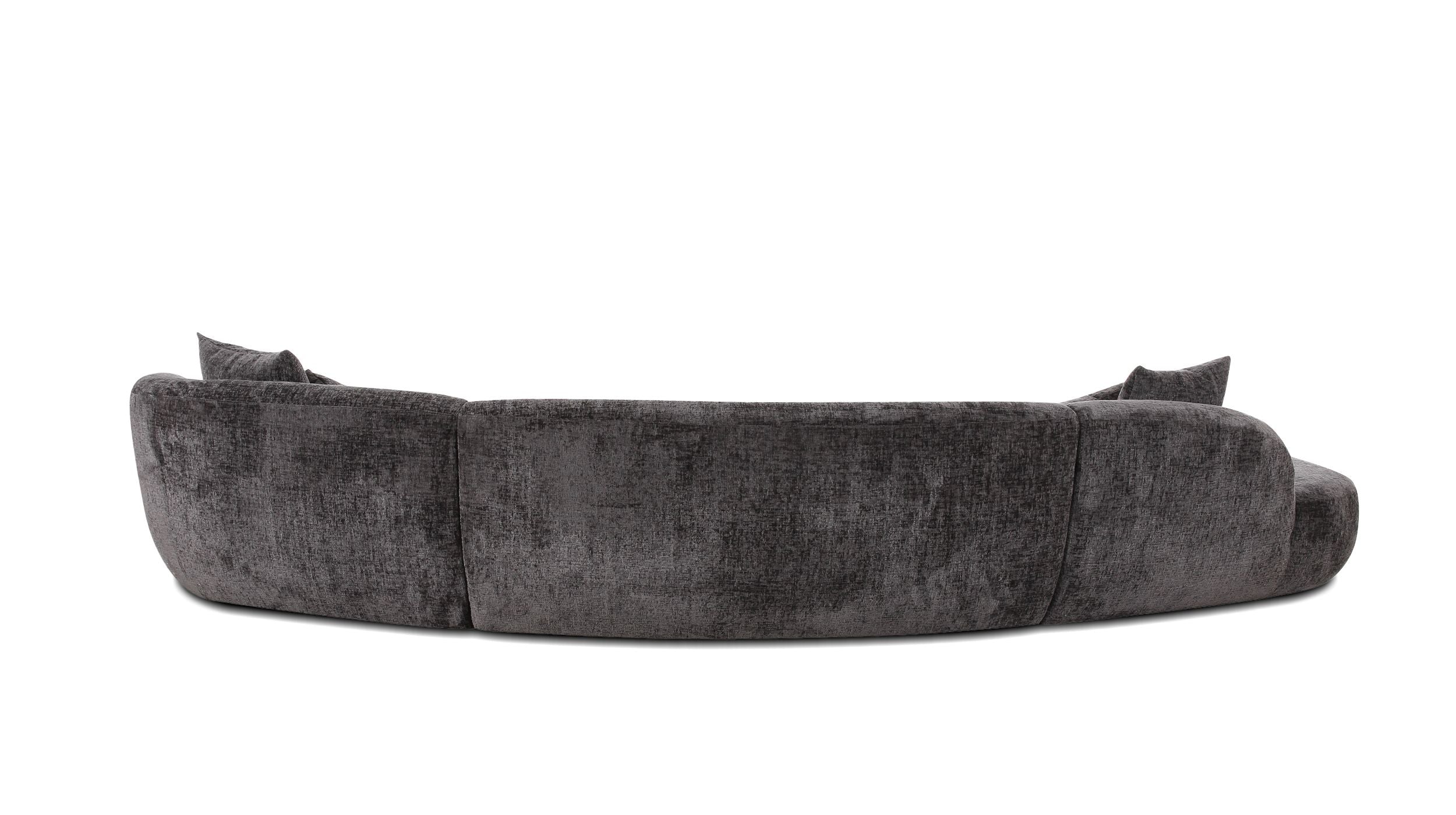 Swoop Sectional Chaise Facing Right 3-Piece