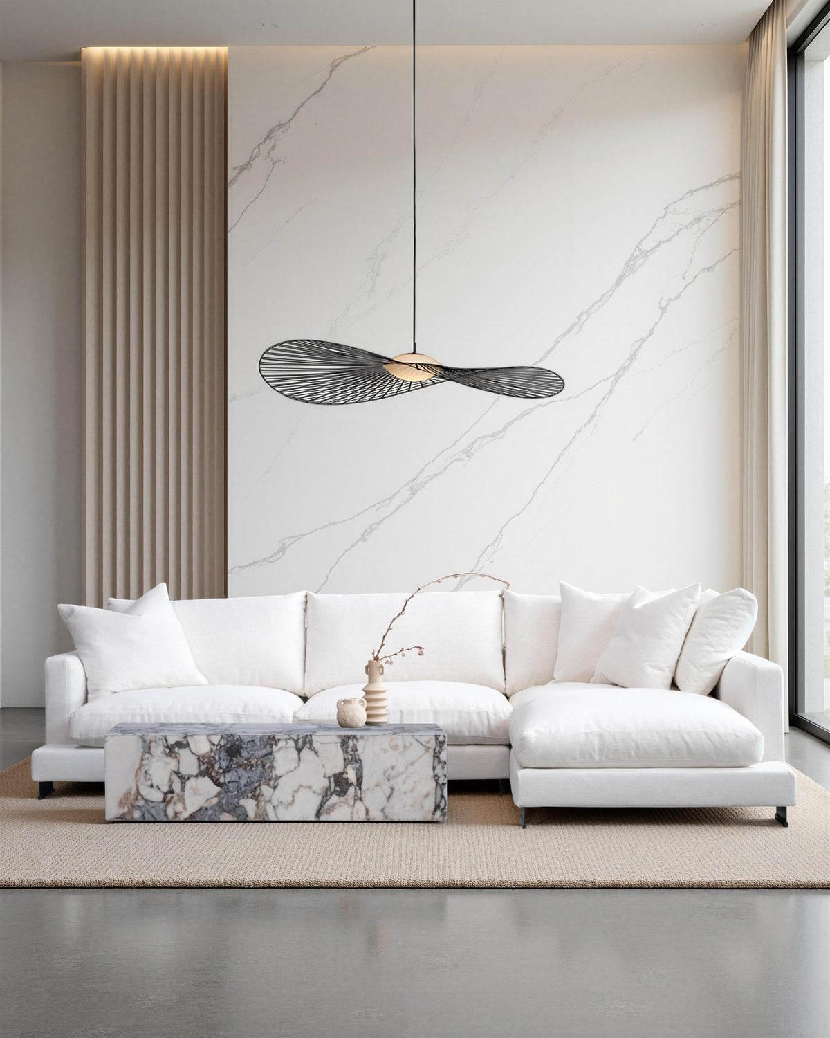 Weekender Sectional Chaise Facing Right Nomad Snow by Mobital - image 2