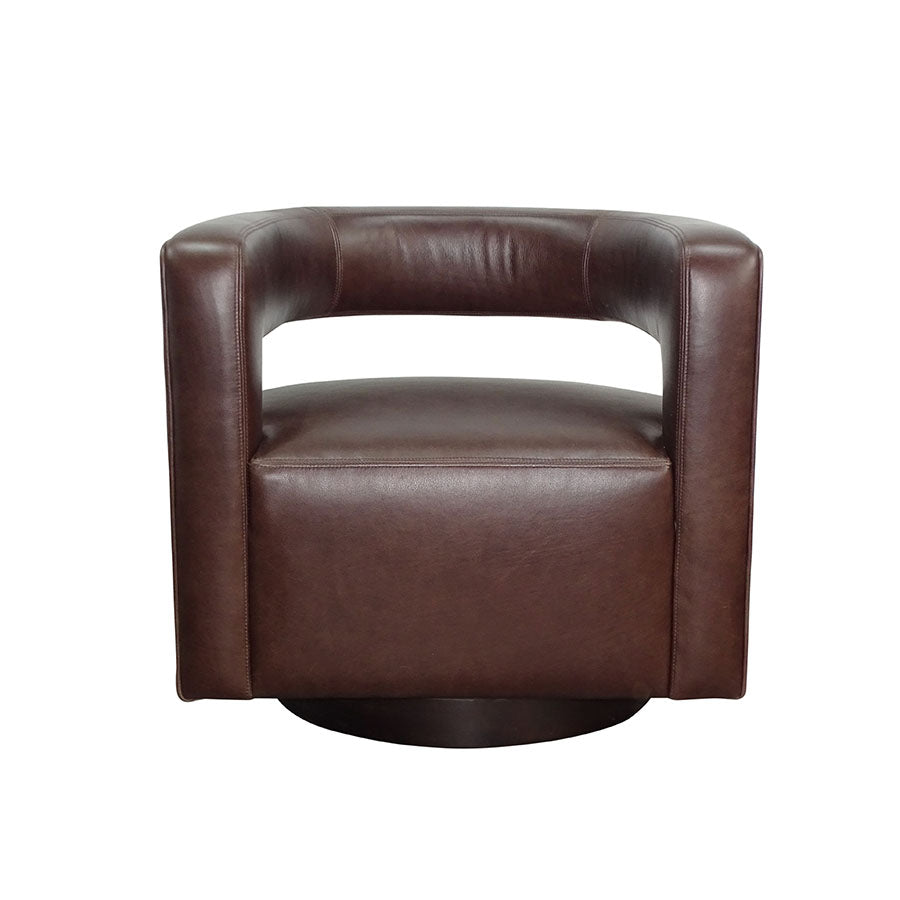 Santa Barbara Swivel Chair in Brighton Chocolate