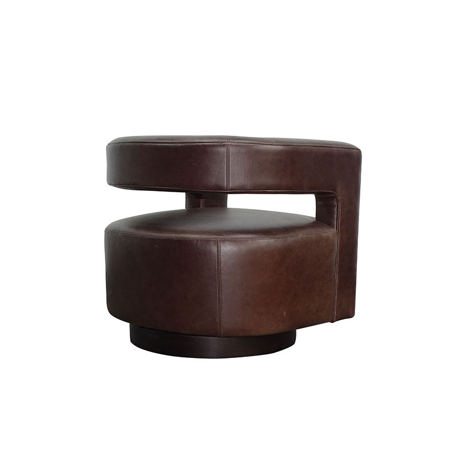 Santa Barbara Swivel Chair in Brighton Chocolate