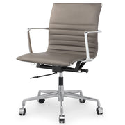 Sand Italian Leather M346 Modern Office Chairs