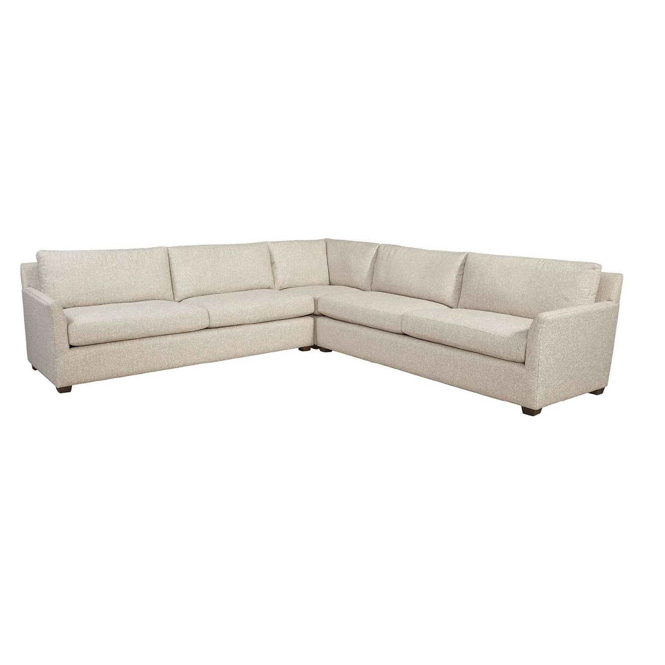 Sanibel Sectional in Crace Tan Oxford (Performance Fabric)