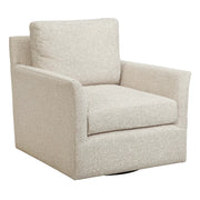 Sanibel Swivel Chair in Crace Tan Oxford (Performance Fabric)