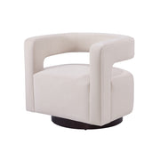 Santa Barbara Swivel Chair in Cayenne Ivory (Performance Fabric)