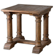 Solid Reclaimed Wood End Tables