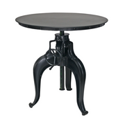 Eisen Industrial Crank Table 30" Black