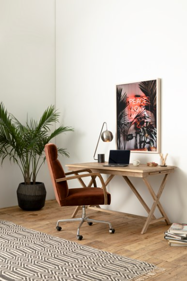Palma Rustic Whitewash Reclaimed Wood Desk
