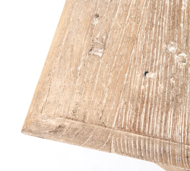 Palma Rustic Whitewash Reclaimed Wood Desk