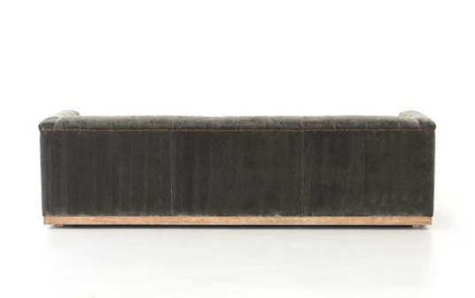 Maxx Sapphire Birch Fabric Upholstered Modern Tufted Sofa