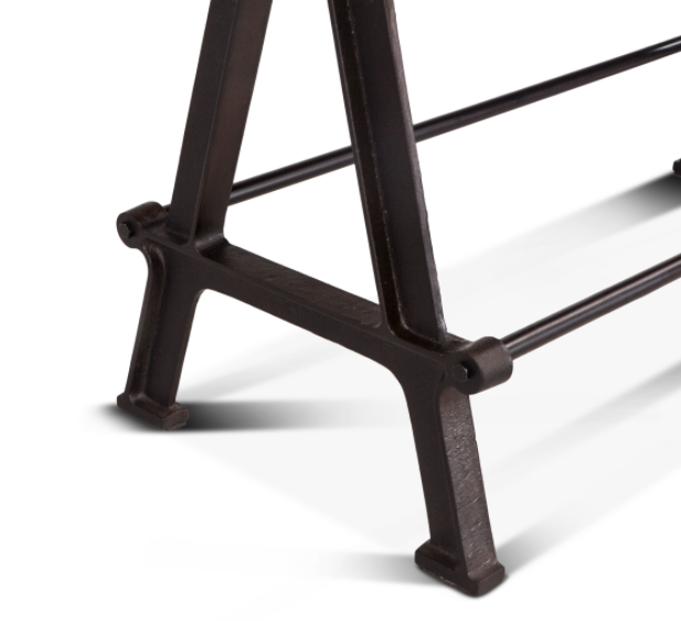 Industrial Loft 72" Gathering Table Walnut