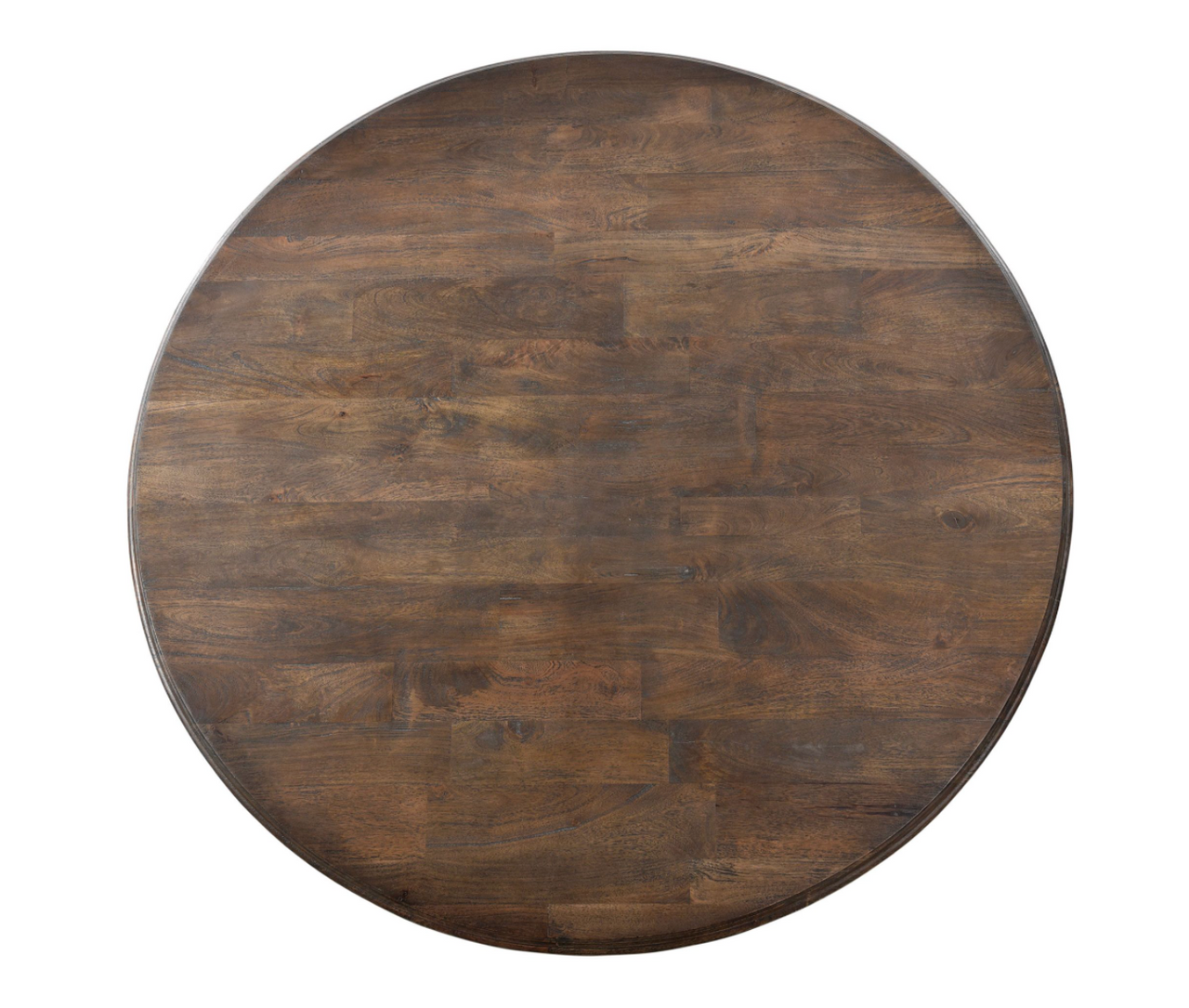 Charlotte 72" Round Dining Table - Weathered Mango