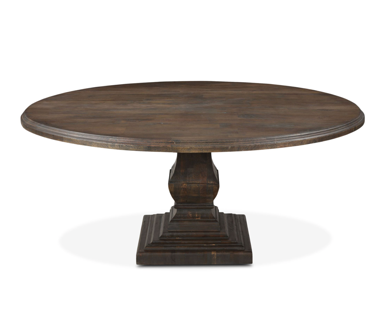 Charlotte 72" Round Dining Table - Weathered Mango