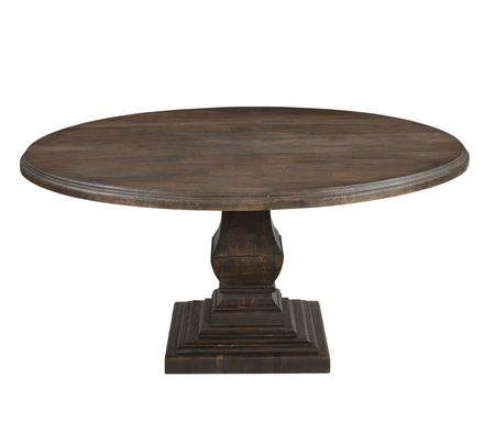 Charlotte 60" Round Dining Table - Weathered Mango