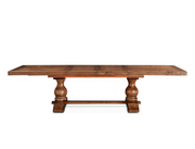 Lily Mid-Century Solid Wood Extension Table 84"- 128"