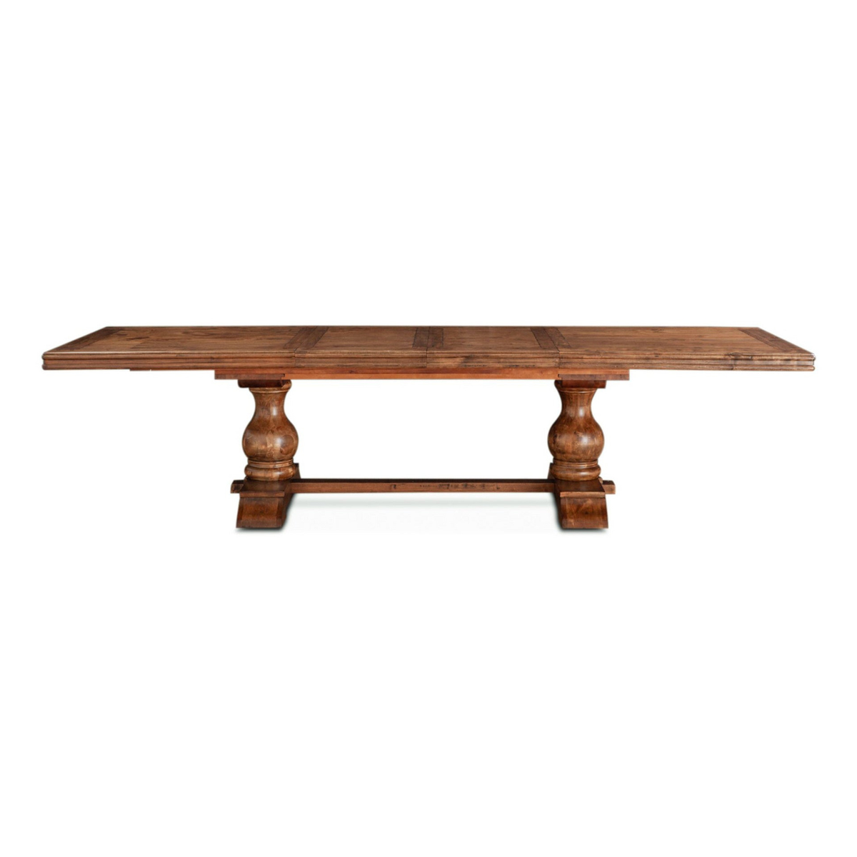 Lily Mid-Century Solid Wood Extension Table 84"- 128"
