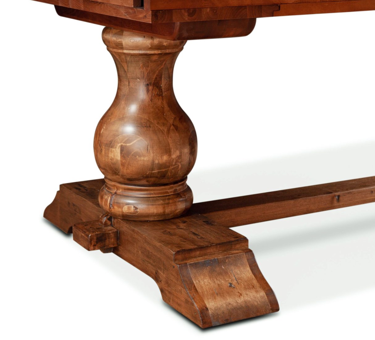 Lily Mid-Century Solid Wood Extension Table 84"- 128"