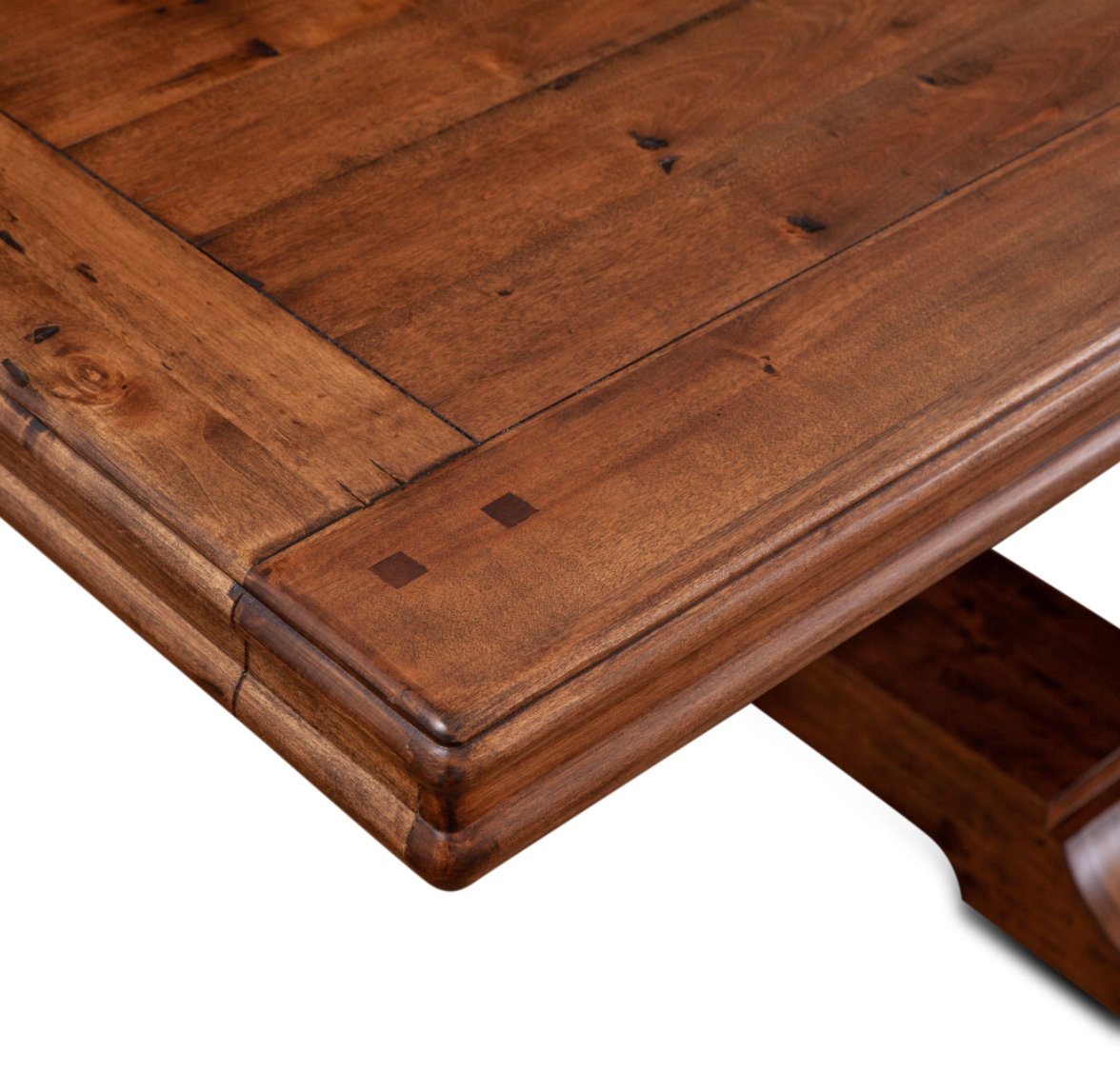 Lily Mid-Century Solid Wood Extension Table 84"- 128"