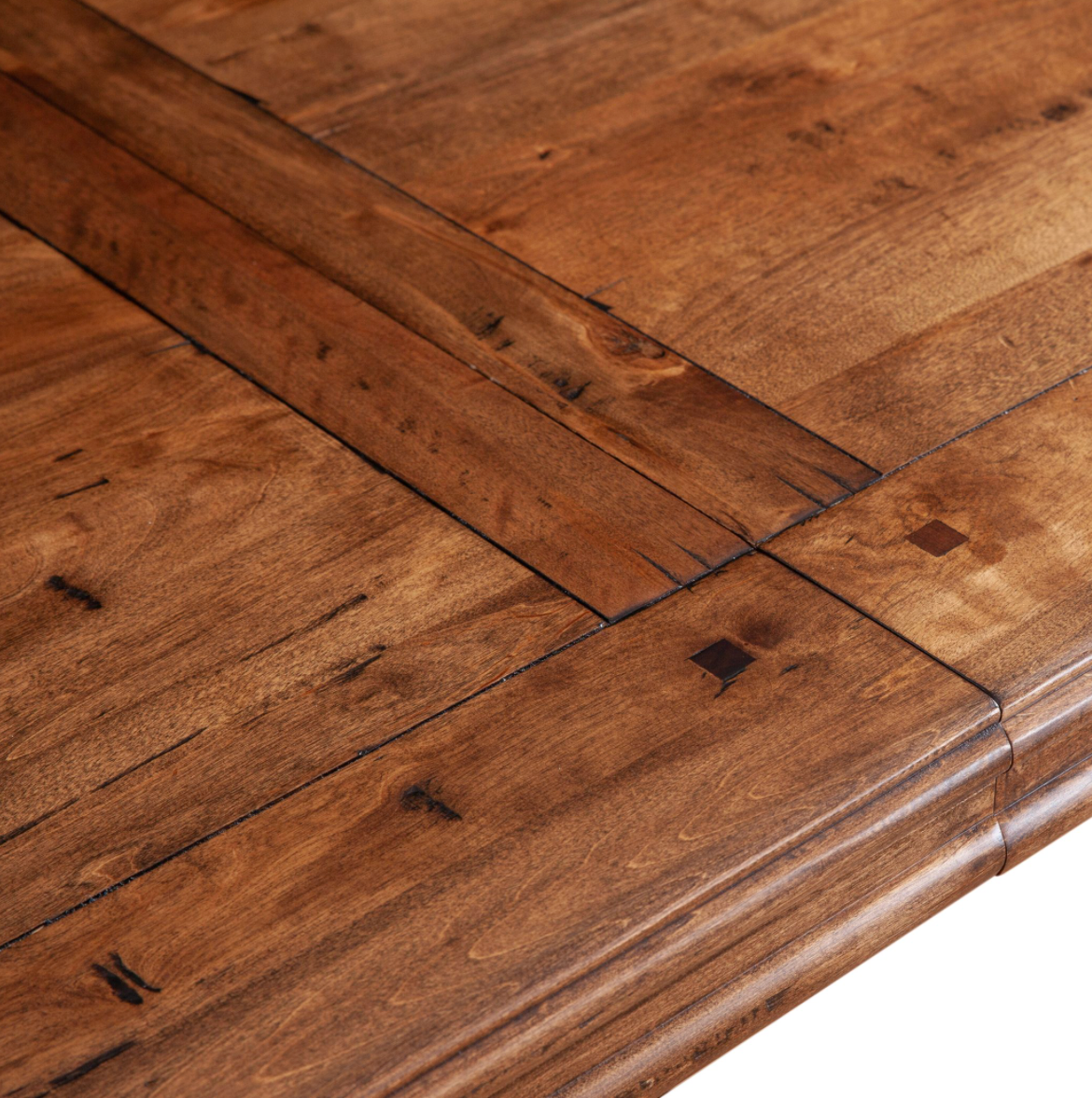 Lily Mid-Century Solid Wood Extension Table 84"- 128"